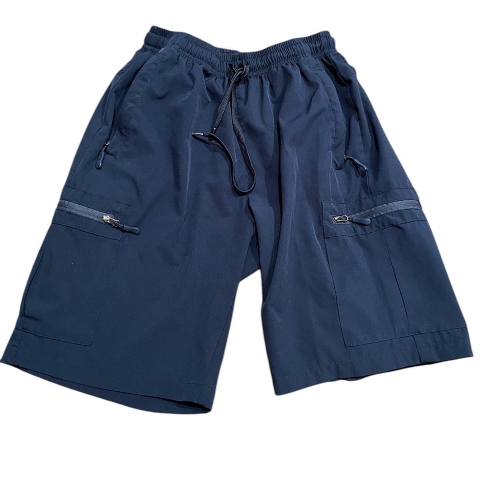 Women’s Cargo Shorts, Navy Blue, Size S